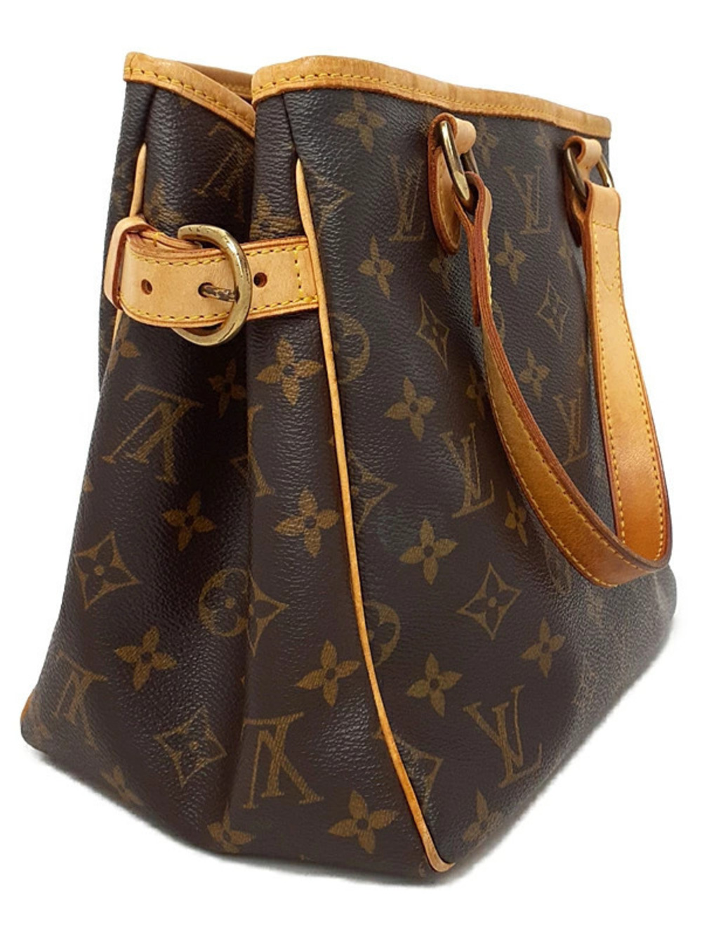 Louis Vuitton Monogram Batignolles Handbag Brown